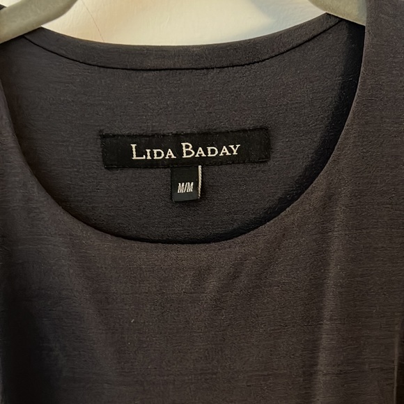 2/$20 Lida Baday - Charcoal Jersey-style Halter - Picture 2 of 6